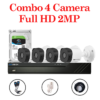 4 Camera KX-2111C4 + 1 Đầu ghi hình 4 kênh KBVISION